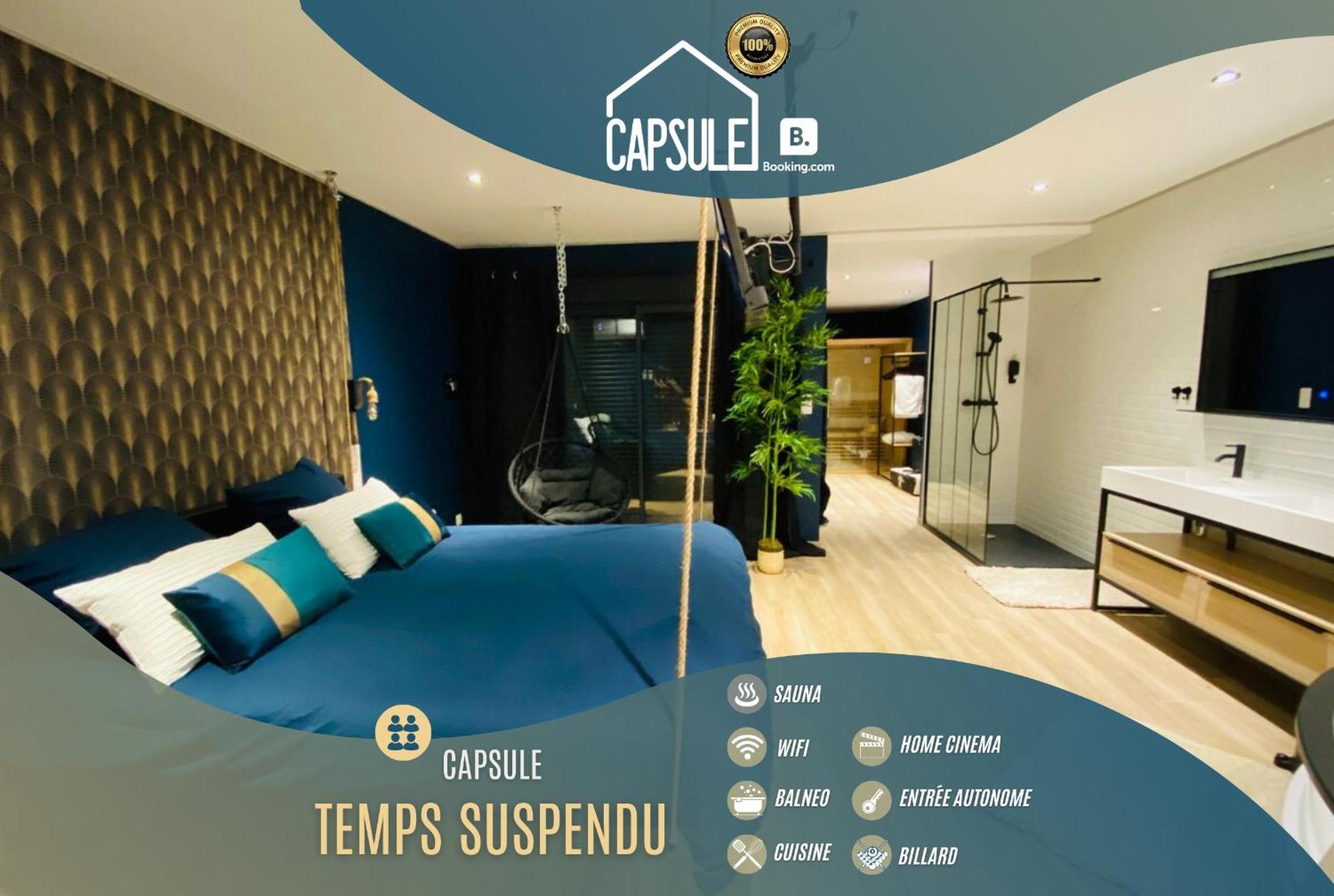 Capsule Temps Suspendu - Balneo, Home Cinema & Billard ヴァランシエンヌ エクステリア 写真
